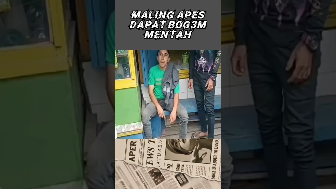 Maling Apes Berhasil Ditangkap Warga