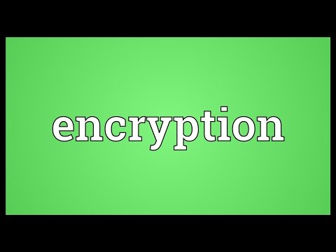Encryption Meaning