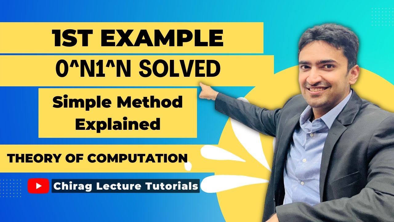 0^n1^n Turing Machine: Transition Diagram and Example Explanation