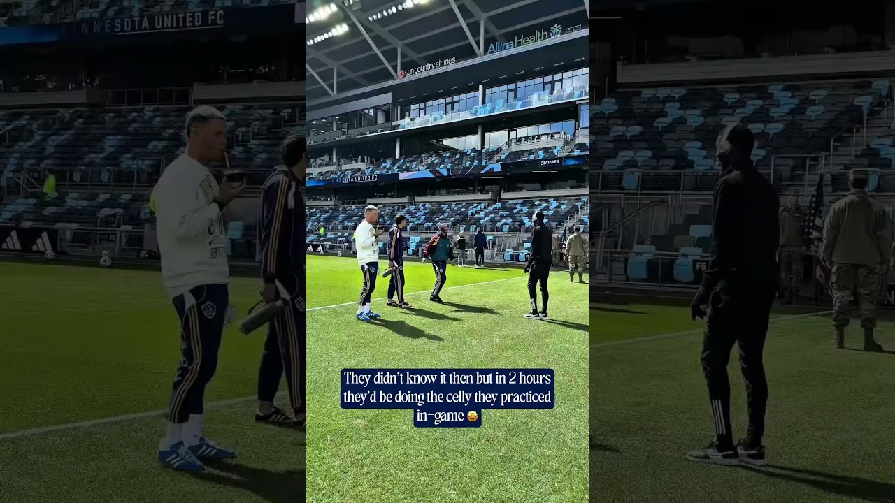Fagundez & Garcés Celebrate Before Match ⚽