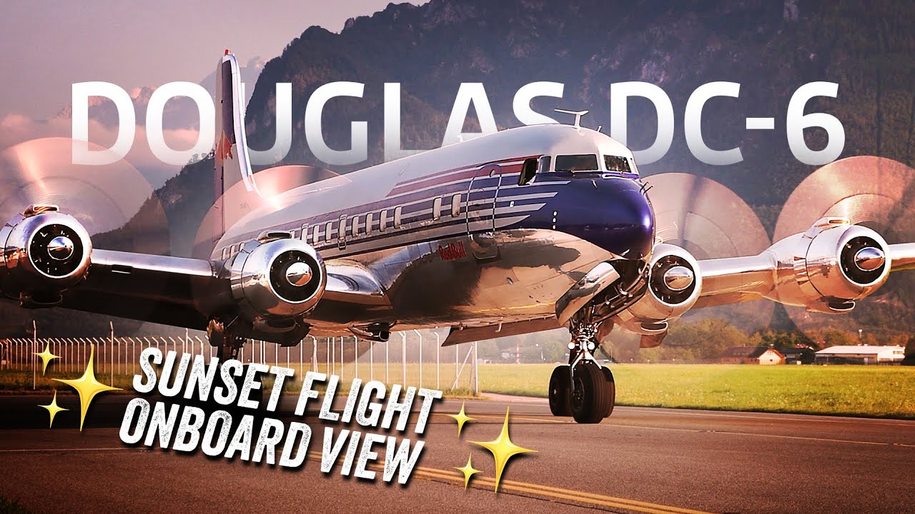 Douglas DC-6 Sunset Flight π
| Full Takeoff & Landing in Stunning 4K with Pure Engine Sound