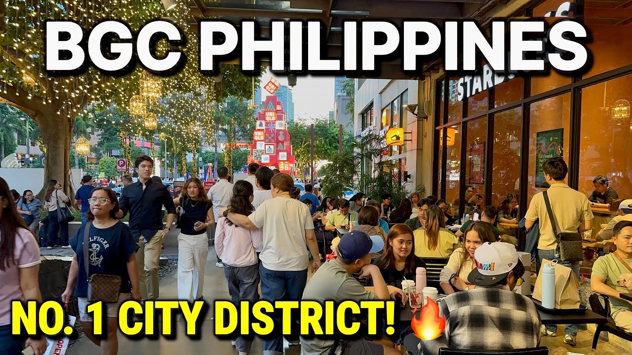 PHILIPPINES’ No. 1 BEST CITY DISTRICT!🇵🇭 BGC Manila Walking Tour this December!
