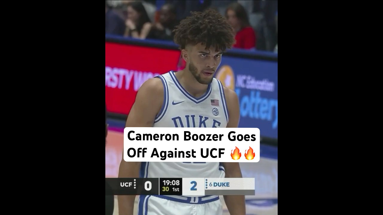 Cameron Boozer Dominates UCF with 33 Points🔥