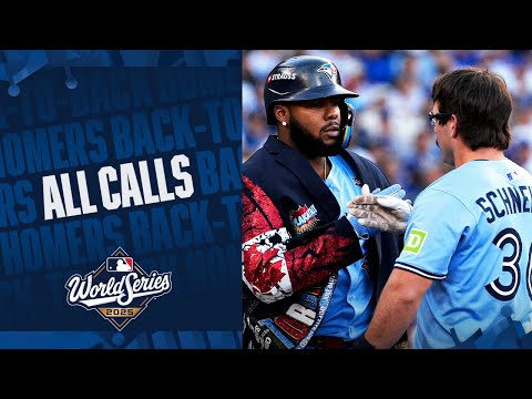 ALL CALLS: Blue Jays go back-to-back to open up Game 5 of the World Series! 🔊