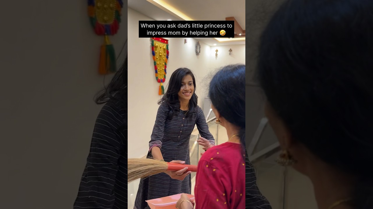 Dad’s Little Princess Helps Out 😂