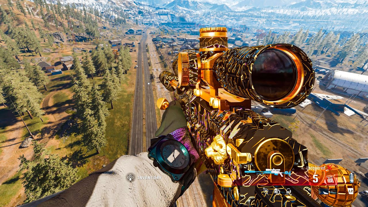 Warzone Solo Win with Sniper LR 7.62 on PS5 🎯