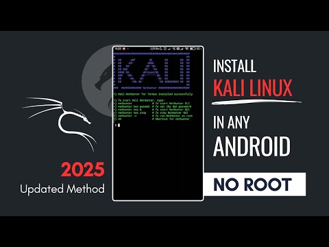 Install Kali Linux in any Android device 2025 (No root needed) #kalilinux #linux #nethunter #android