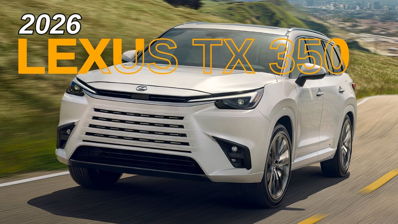 2026 Lexus TX 350 โ Plug in Hybrid Luxury SUV with Power and Class