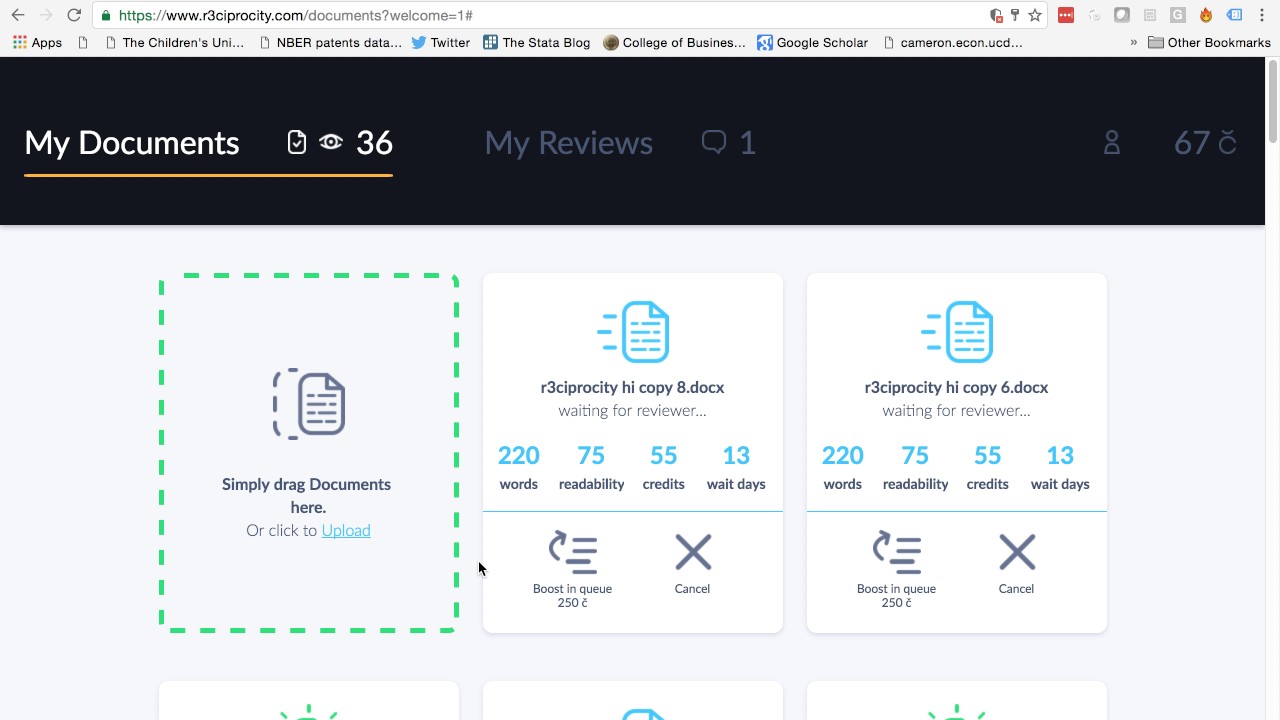 r3ciprocity.com: Wait Time Feature And Boost The Queue