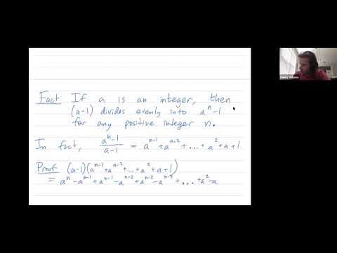 Abstract Algebra 44: A factoring fact related to the RSA cryptography algorithm