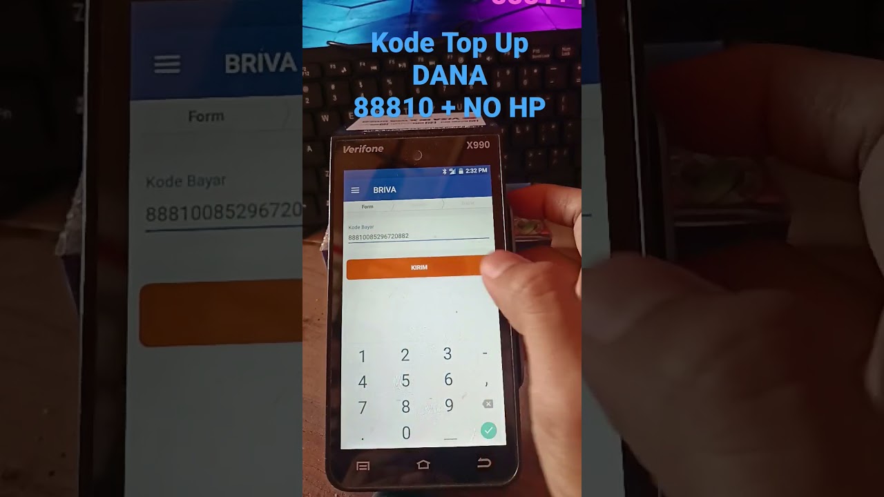 CARA TOP UP DANA VIA EDC BRILINK #topupdana #dana #edc #agenbrilink