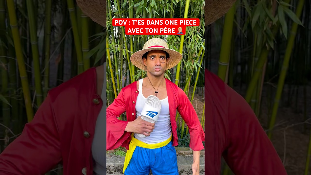 POV : T’ES DANS ONE PIECE AVEC TON PÈRE 🤦🏼‍♂️ #humour #papa #sketch #sœur #onepiece #netflix