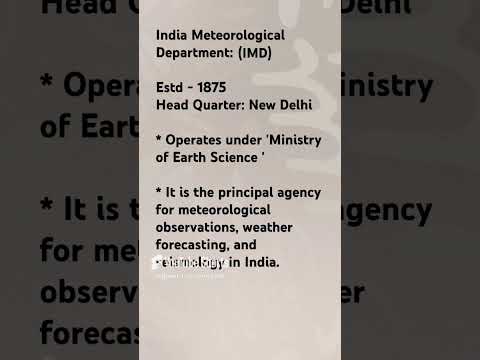 India meteorological department / IMD / Indian Geography / UPSC / gk /SSC / pcs / IAS / ca / banking