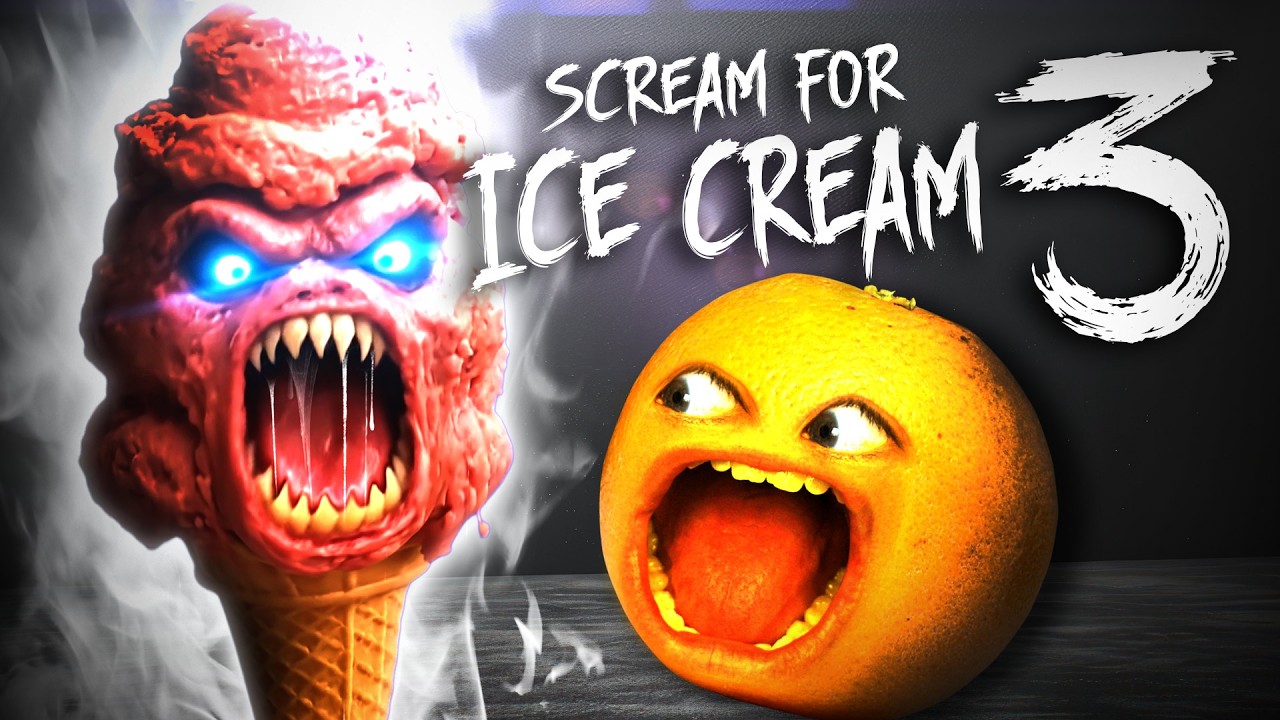 Annoying Orange Scream for Ice Cream #3 🍦 | Shocktober Surprise!