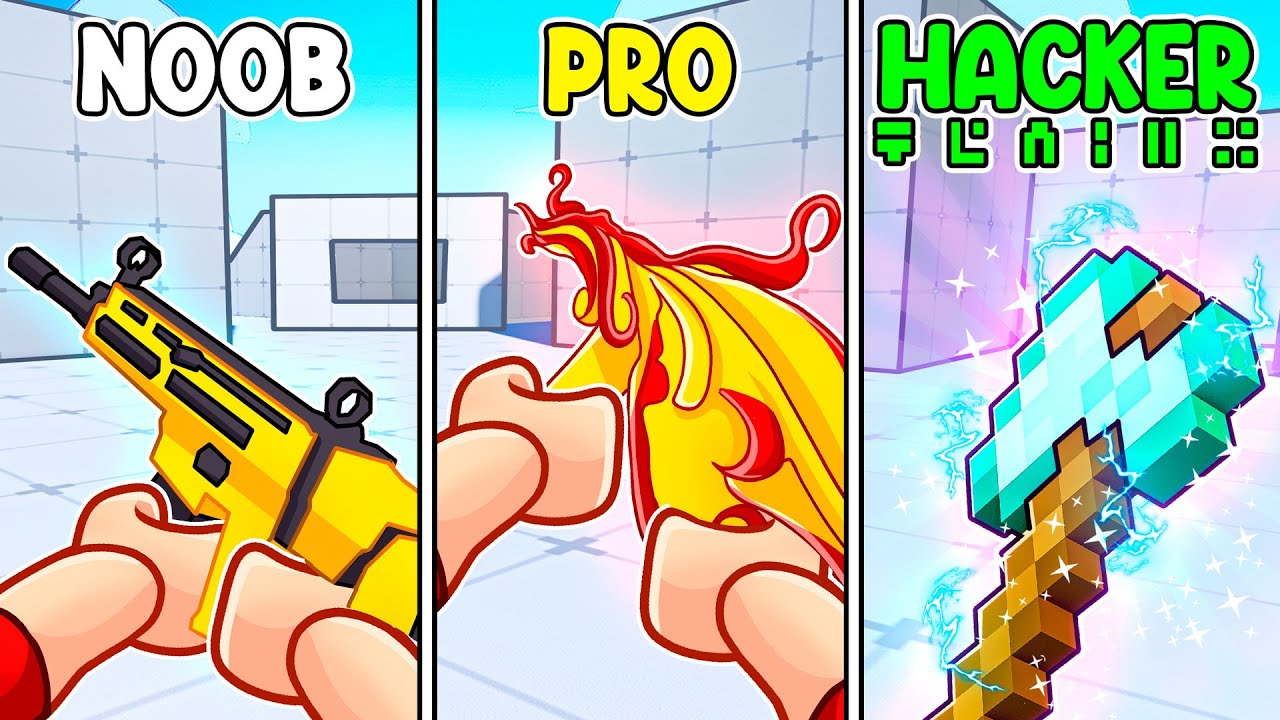 Roblox Rivals: Noob, Pro & Hacker Loadouts! 🎮