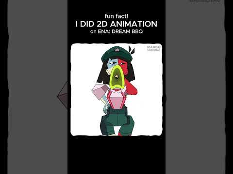 I'm making 2D animation for ENA Dream BBQ! here, have some ENA :] !! #indieanimation #indiegame