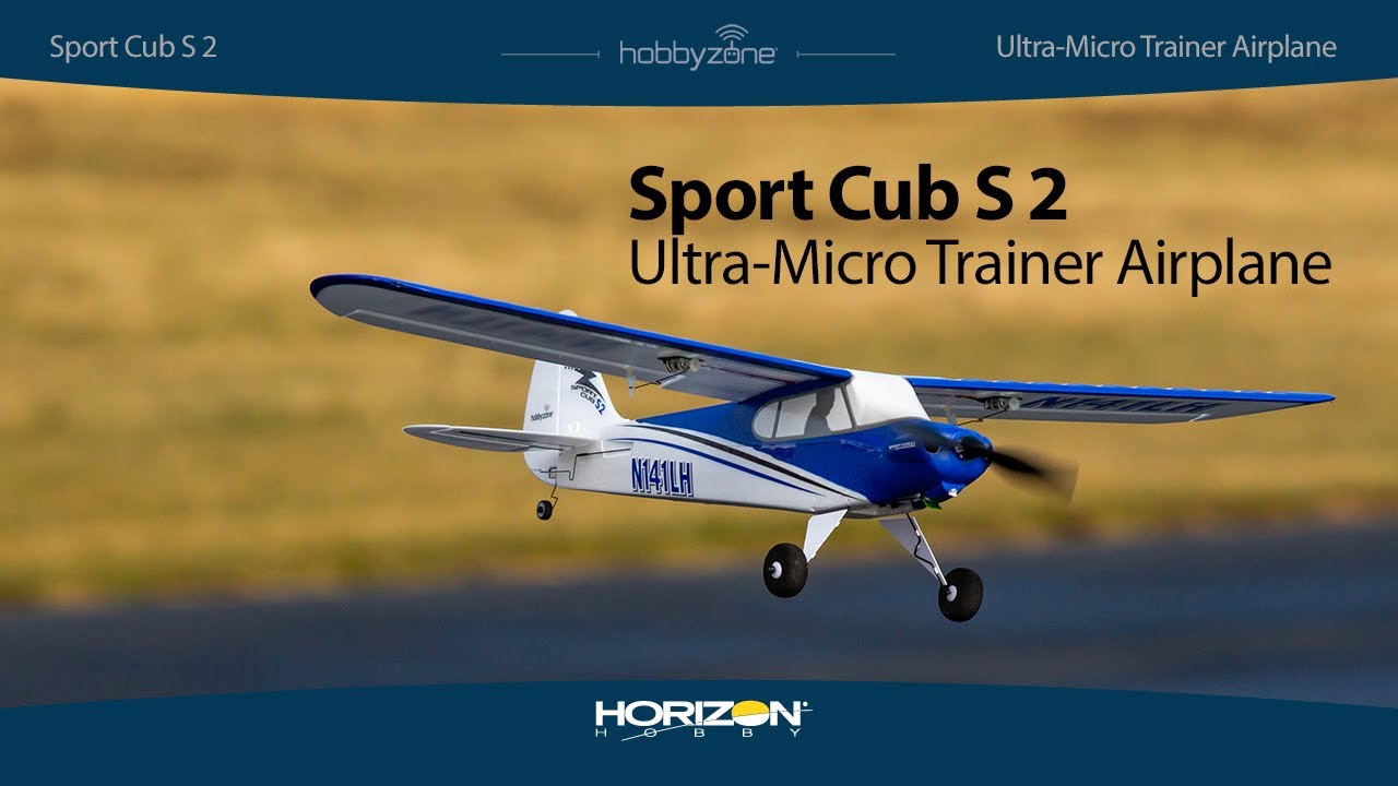 HobbyZone® Sport Cub S 2 Ultra Micro RTF & BNF Basic Trainer Airplane