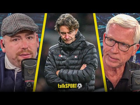 "CONFUSED!" Alan Pardew CLAIMS Thomas Frank is LOST at Spurs & SLAMS Van de Ven & Spence's fan snub