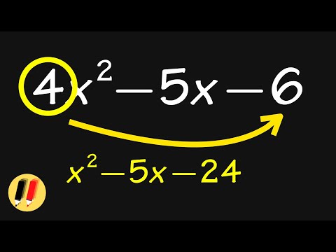 Quickest Method to Factor a Trinomial | Short Tutorial