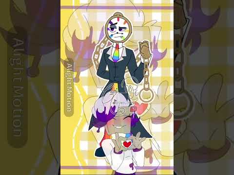 Dyle and brusha 🖌️🎨⌚// dandy's world 🎉🎉 #dandysworld #dyle #brusha #edit #animation