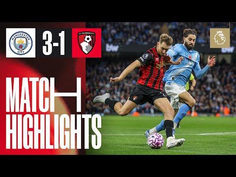 Haaland brace ends Cherries' Premier League unbeaten run | Manchester City 3-1 AFC Bournemouth