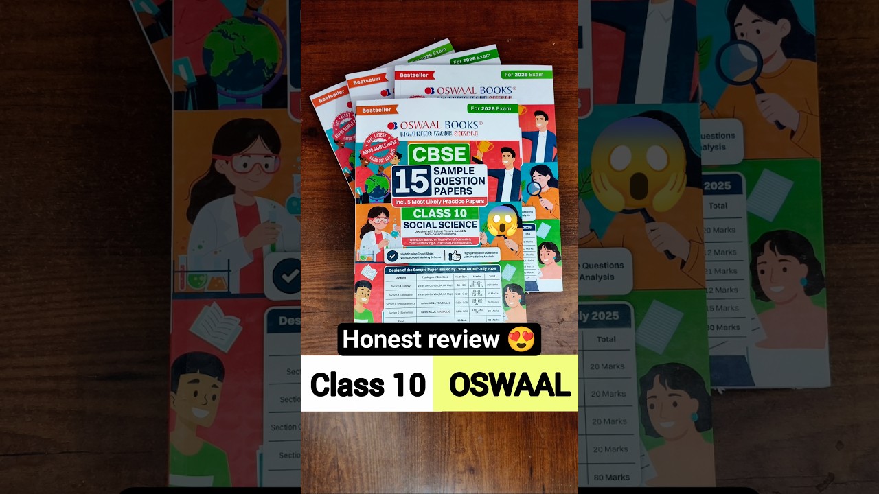 Class 10 Oswaal Social Science Sample Paper Review 📚