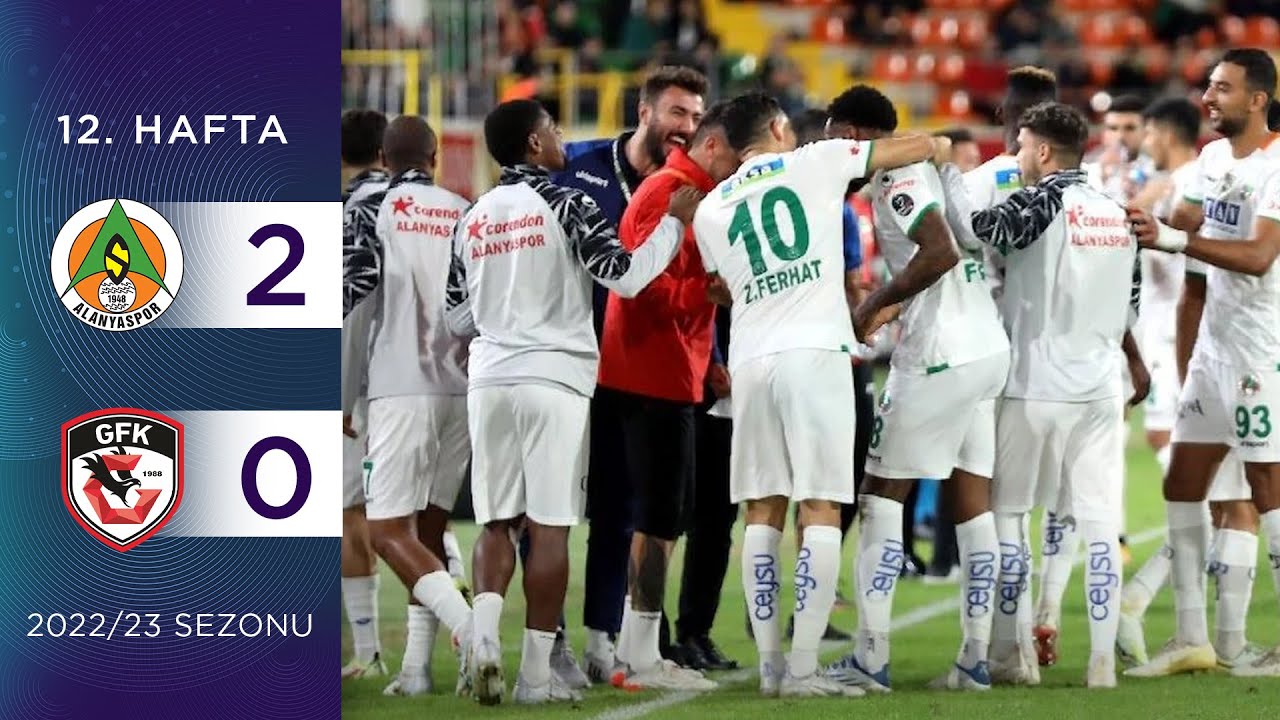 Corendon Alanyaspor Secures 2-0 Victory Over Gaziantep FK | Highlights & Match Recap