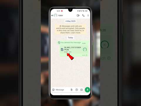 WhatsApp mein photo ko document Banakar Kaise bheje | How to send photo as document on WhatsApp