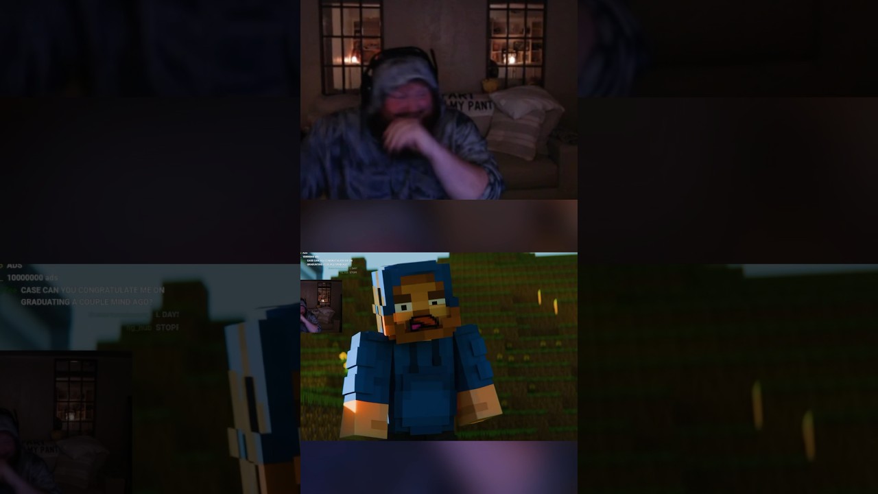 Caseoh Reacts To his Animation ๐ญ๐ #caseoh #gaming #shorts #meme #clips #funnyclips