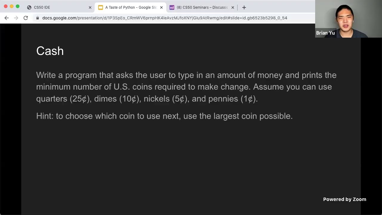 Kick Off 2021 with CS50's Python Seminar: A Beginner's Guide 🐍