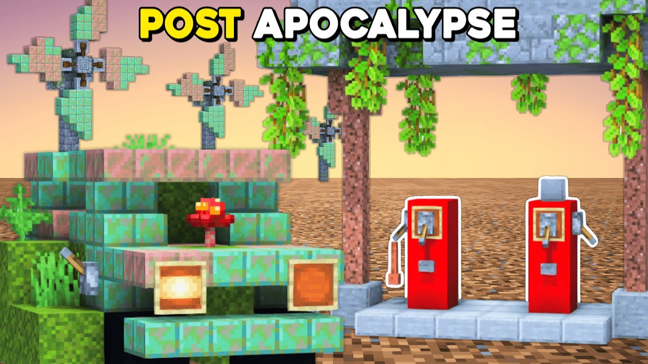 10 Top 10 Minecraft Post-Apocalyptic Builds 🌍