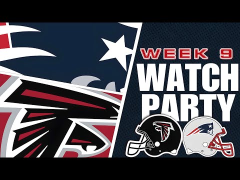 New England Patriots vs Atlanta Falcons Week 9 LIVE WATCH PARTY + REACTIONS!