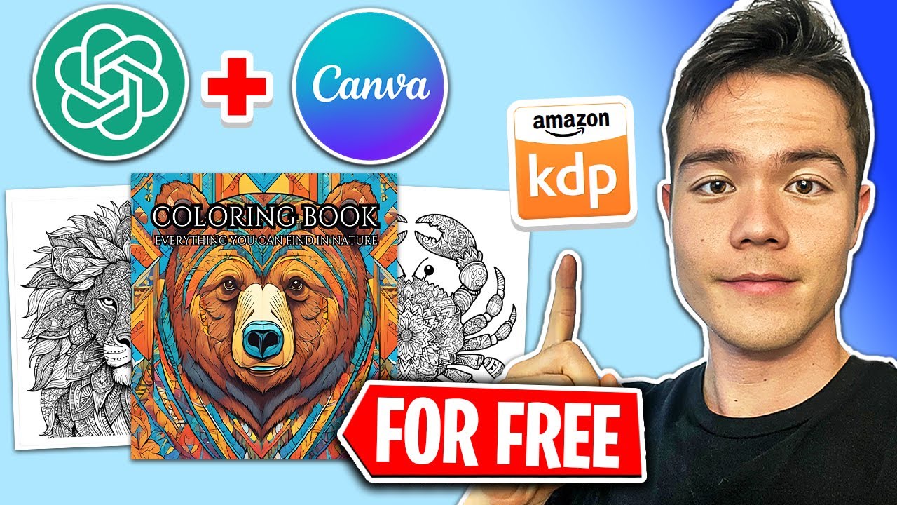 Create a Free Coloring Book with AI & Canva 🎨