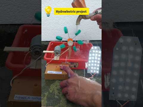 Water electric generator #motor #project #electric project #generator