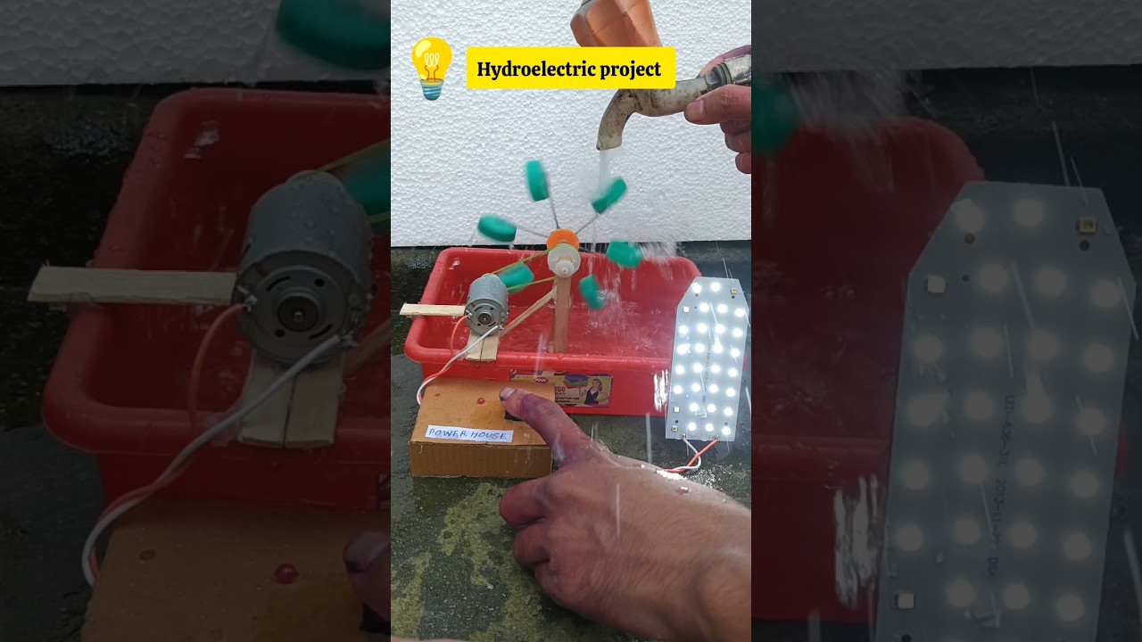 Build Your Own Water Electric Generator π | Easy Hydropower Project Tutorial