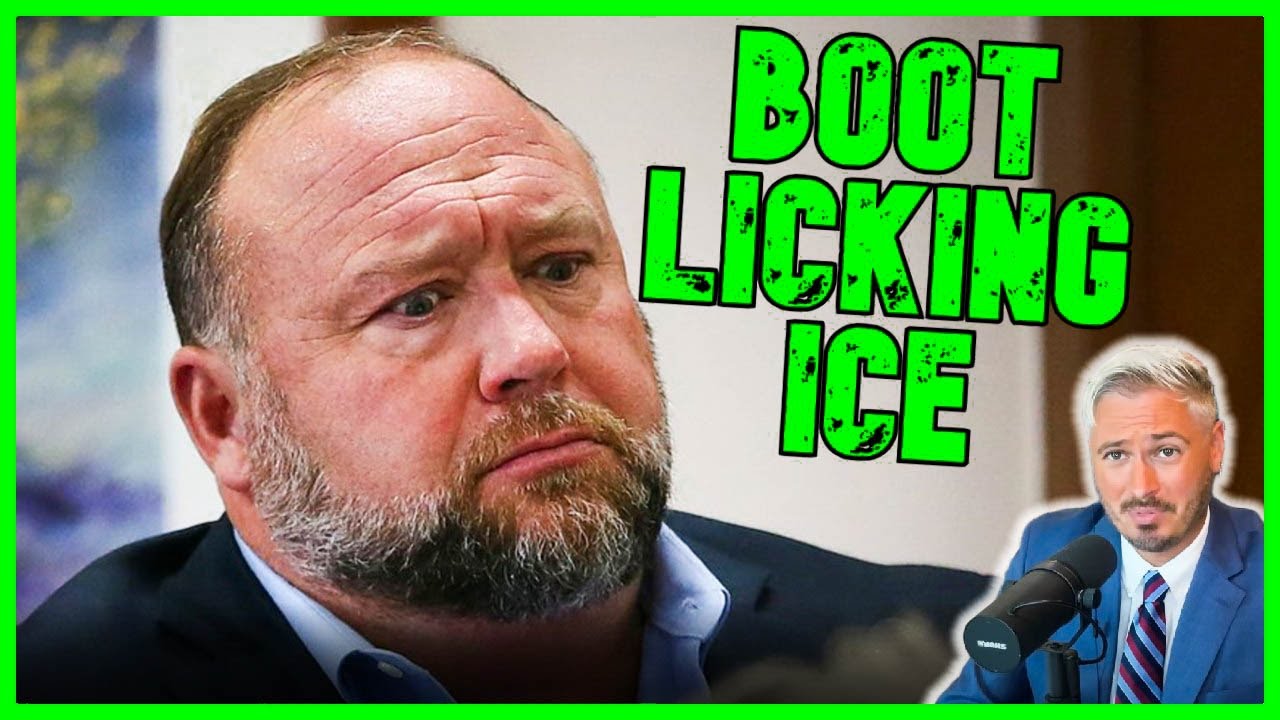 Alex Jones Praises ICE, Tongue Bleeds 😬