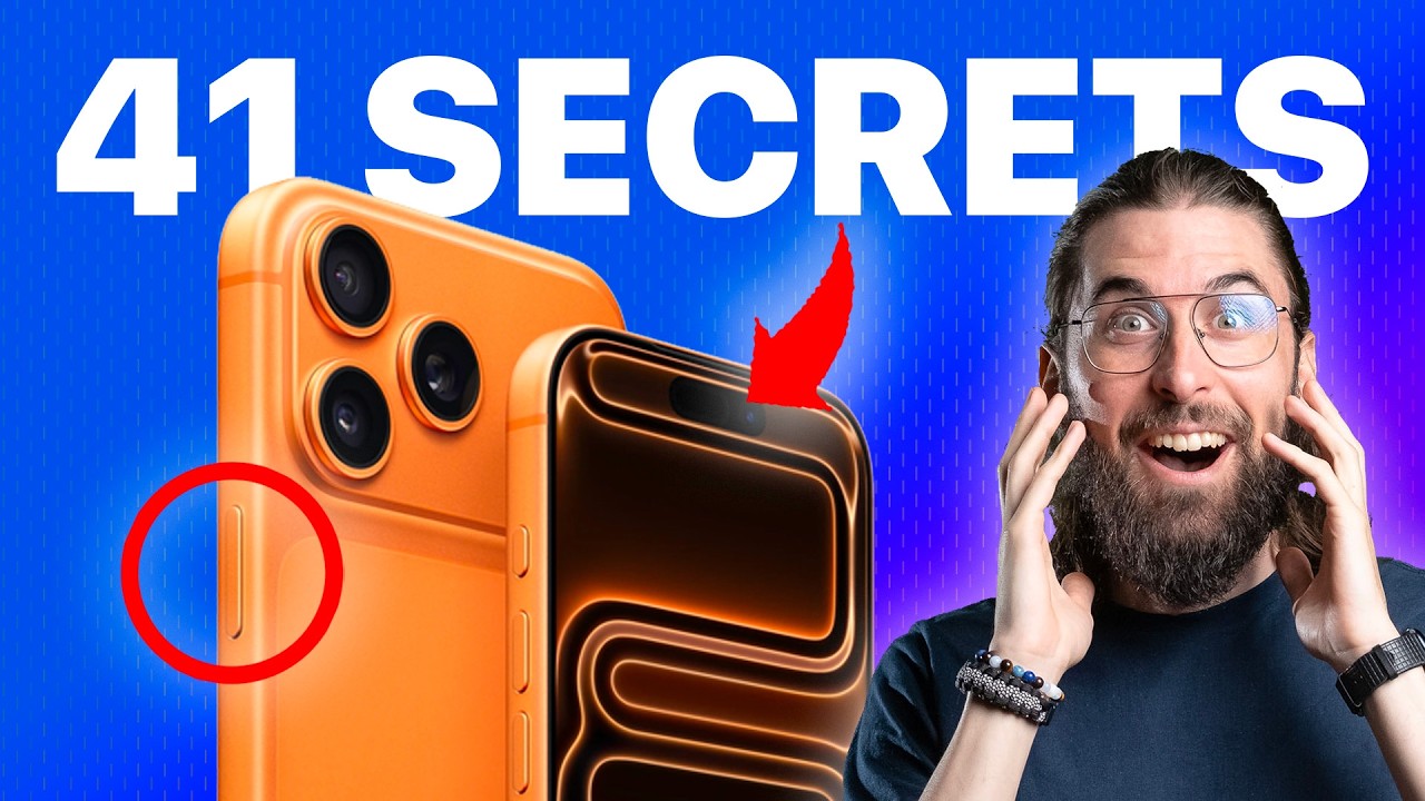 LES 41 Les 41 Fonctions Cachées des iPhone 17 Pro / Pro Max et Nouveautés à Connaître