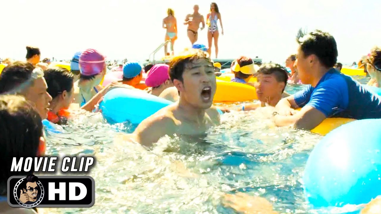 The Meg Clip - 'Beach Attack' (2018) featuring Jason Statham