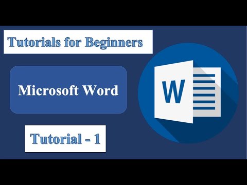 MS Word Beginner Tutorial 1 📄