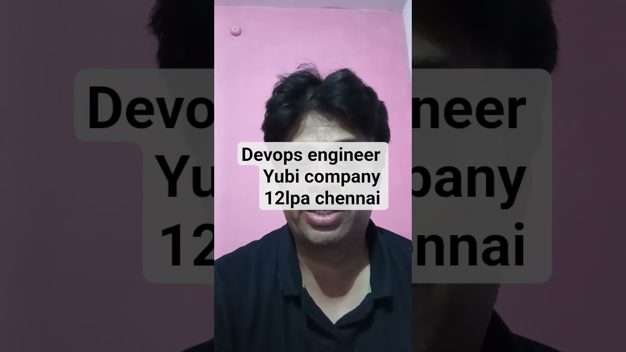 DevOps Engineer at Yubi in Chennai π³