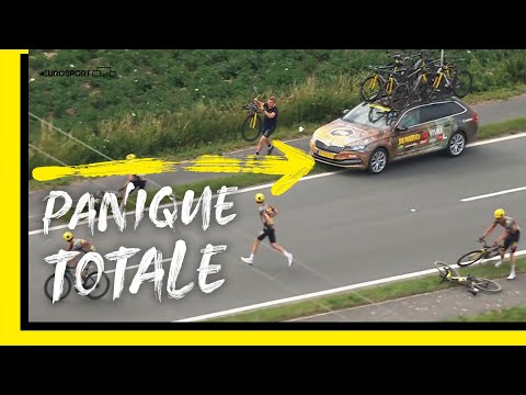 Tour de France 2022 - Séquence surréaliste chez Jumbo-Visma après le déraillement de Vingegaard