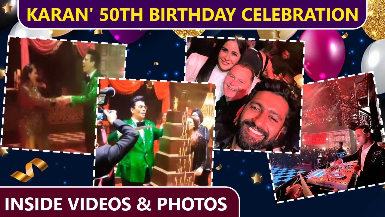 Karan Johar's Spectacular Birthday Bash 🎉 | Cake Cutting, Kajol & Ranveer's Wild Dance & More