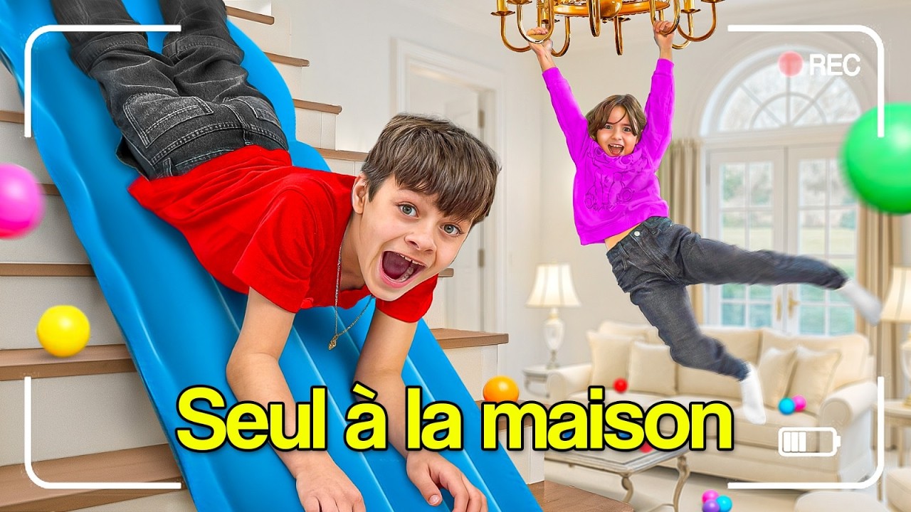 Enfants seuls à la maison 24h : défis et surprises! 🏡