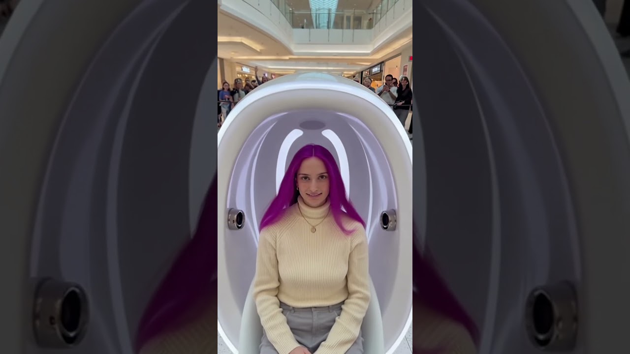 Dubai's Salon Pod Instantly Changes Hair Color ✨