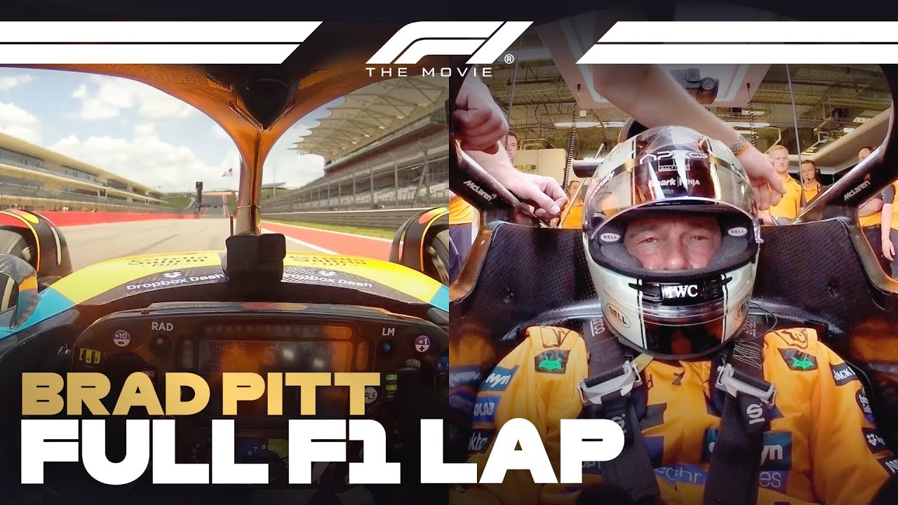 Brad Pitt's Onboard Lap & Team Radio With McLaren