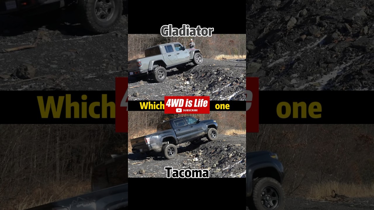 Jeep Gladiator vs Toyota Tacoma Offroad Flex Test ๐