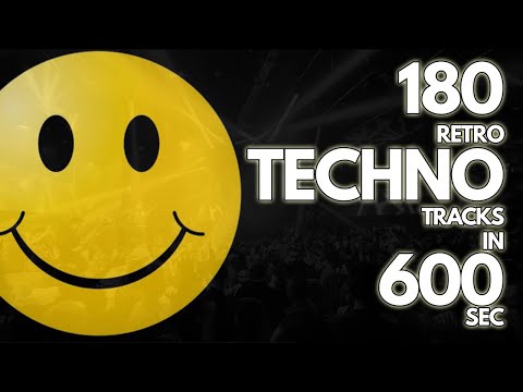 180 Retro Techno Tracks 600 secondes - Lagoa, cherry moon, h20, captain Mix retro Megamix