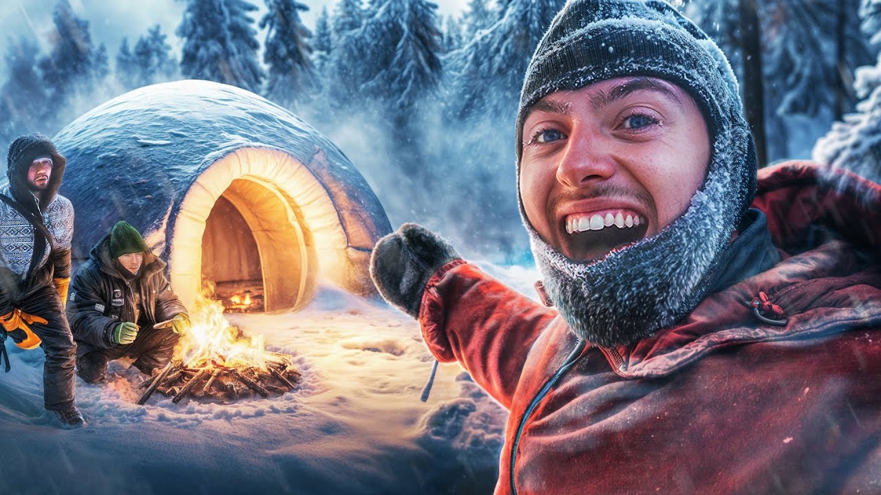 Construire un Igloo en 48H à -30°C ❄️