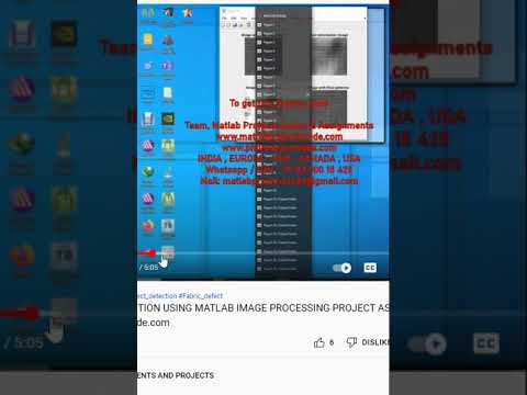 FABRIC DEFECT DETECTION USING MATLAB IMAGE PROCESSING PROJECT