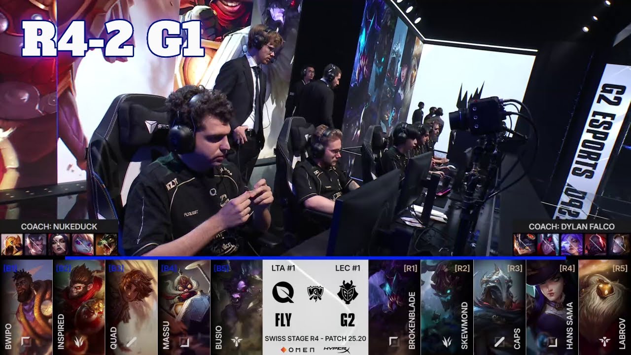 FlyQuest vs G2 Esports - LoL Worlds 2025 G1